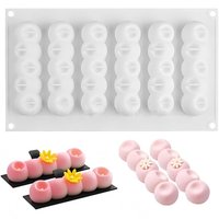 DIY Caterpillar Silicone Baking Mold String Balls Chocolate Candy Biscuit Cake Jelly Ice Mould Cute Gifts Soap Candle Making Set