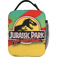 Cartoon Jurassic Park Dinosaur Lunch Bag Leisure Lunch Box For Men Outdoor Picnic Cooler Bag Oxford Thermal Lunch Bags