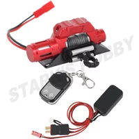 RC Metal Automatic Winch Remote and Controller for 1/10 RC Crawler Car Axial SCX10 90046 TRX4 Redcat GEN8 CC01 TF2 D90