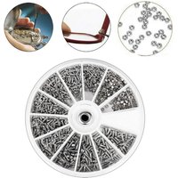 600Pcs/Set Small Metal Nuts Bolts small Screws Kits Assorted steel M1/M1.2/M1.4