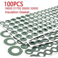 25-100pcs 18650 21700 26650 32650 Insulation Gasket Li-ion Battery Cell Barley Adhesive Paper Insulate Tool Glue Electrode Pads