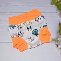 Eezkoala Infant Children Leakproof Swimming Diapers Newborn Baby High Waist Swim Trunks Baby Cartoon Printed Training Pants