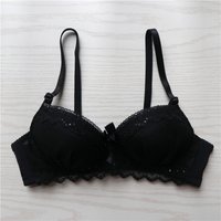 2022 underwire half cup 3/4 sexy bra size AB 70-85 soft push up underwear for women