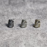 Plume Brass Knife Beads EDC Outdoor DIY Paracord Woven Bracelets Accessories Lanyard Pendants Umbrella Rope Flashlight Hangings