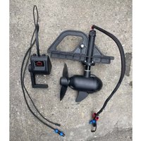 Aluminum Electric Motor for Diving Fins Pedal Kayak 55lb 65lb 12V/24V High Speed, Easy To Operate