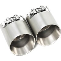 Direct Plug Matte Stainless Steel Exhaust Tip Compatible For BMW 3 Series G20 G21 320i 330i 2019+ Exhaust Tips Nozzle Tailpipe