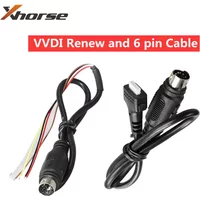Original Xhorse VVDI Mini Key Tool 6 pin Cable and Remote Renew Cable xdkt02 for VVDI2 KEY TOOL MAX Programmer