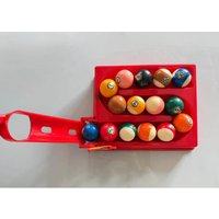 Pool Ball Rack for Snooker Lightweight Easy to Use,Accuracy Portable Billiards Training Rack,Ball Launcher Practice Equipment