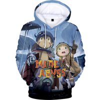 Manga Made in Abyss Hoodie Long Sleeve Sweatshirt Women Men's Hoodies Harajuku Streetwear Japanese Anime Plus Size Clothes