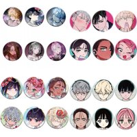 58mm Anime Alien Stage ALNST Mizi Sua Hyuna Till Ivan Luka Cosplay COSTUME Badge Pin SPTE Tinplate Brooch Prop Xmas Gilf