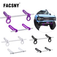 Aluminum Front Rear Modular Bumper With Fairlead Trailer Hook For 1/10 RC Crawler LCG TRX4 SCX10 Capra Comp Builds Chassis Parts