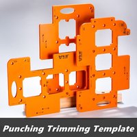 Arc Radius Trimming Wardrobe Embedded No Handle Slotting Switching Socket Drilling Hole Locator Multifunctional Opening Template