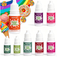 Natural Food Coloring Liquid Set,16 Colors Concentrated Dye for Baking,Cake Decorating,Cookies,Fondant,DIY Slime & Crafts