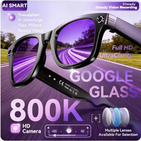 Nouveau 800W caméra AI lunettes hommes changement de couleur lunettes de traduction intelligentes Photo enregistrement vidéo étanche appel lunettes de soleil intelligentes