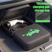 Electric Car Charger Plugs Storage Carry Bag EV Car Charging Cable Handled Bag Waterproof Car Charging Cable Storage Bag