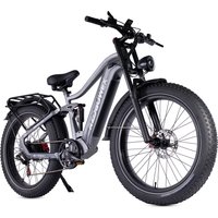 AliExpress NONE RZOGUWEX S7 adult E-bike 48V25Ah city ebike battery 20-inch fat tires E-Mountain bike 1000W all-terrain electric bicycle