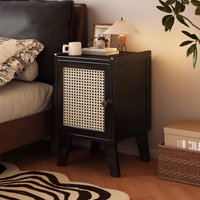Bedside Table Cream Wind Small Shelf Solid Wood Household Bedroom