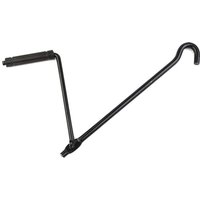 Car Steel Crank Handle Garage Tire Wheel Lug Wrench Crank Speed Handle Tool For Scissor Jack Lifter With Single Hole