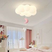 Europejska lampa sufitowa LED w stylu nowym europejskim, pełnospektralna, kremowa, do salonu, gabinetu, sypialni, pokoju dziecięcego, oświetlenie dekoracyjne.