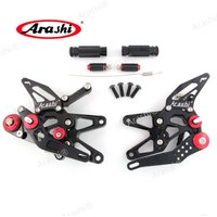 Arashi V1.0 Rearset For TRIUMPH DAYTONA 675/ R 2013 - 2018 CNC Adjustable Footrest Foot Pegs 2014 2015 2016 2017