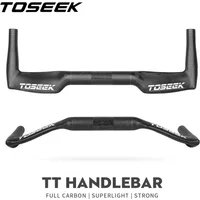 TOSEEK 400/420/440MM TT20 Carbon Fiber Road Bike Handlebar Bicycle Rest Relax TT Handlebar Ultralight Race Bike Rest TT Bar