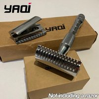 Yaqi Chrome Mellon Mens Safety Razor Head for Shaving Razors For Boyfriend's Gift
