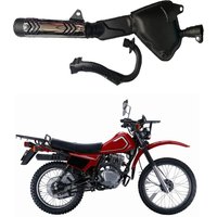 Motorcycle Muffler for Jialing Honda Zongsheng JH125L JH150L ZS125GY ZS150GY CQR250 XL125S Dirtbike Heat Protect Exhaust Pipe