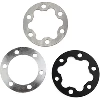 Electric Scooter Brake Pads Spacer Six Holes Disc Washer Wheel 2/2.5/4/5mm Aluminium E-Bike Scooter Brake Pads Spacer Parts