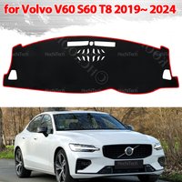 Car Dashboard Cover Dash Mat for Volvo V60 S60 T8 2019~ 2024 Pad Sunshade Cushion Sunshield Nonslip Anti-UV Accessories