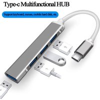 4-In-1 USB C HUB 3.0 4 Ports Type C Hub Type C 3.0 Multi Splitter Adapter OTG Hub For Computer Laptop Mouse Macbook Accessories