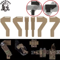 Tactical Left Right MOLLE Magic Fastener Strap Mag Pouch Diagonal Belt Accessories Hunting Plate Carrier Airsoft Traing Gear