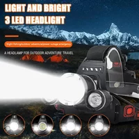 Powerful T6 LED Induction Headlamp USB Rechargeable Headlight Aluminium Alloy Outdoor Waterproof Head Lamp High Lumen Head Torch