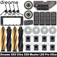 Części do Dreame X50 Ultra/X50 Master/L50 Pro Ultra/L40S Pro Ultra/L40s Ultra/MOVA V50 Ultra: szczotka główna, filtr, mop, worek na kurz