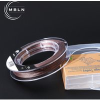 MBLN 100m PE Coated Steel-Core Fishing Line, Abrasion-Resistant, Anti-Tangle Braided Line for Outdoor Fishing