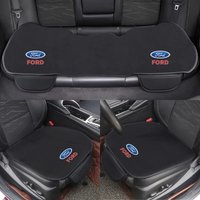 1PCS Car Seat Cushion Non-Slip Cover Ice silk Velvet Plush Sticker For Ford Fiesta EcoSport ESCORT focus 1 focus 3 ZD-FORD