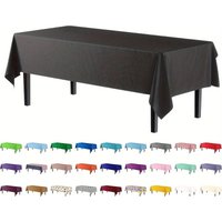 4Pcs Multipurpose Disposable Tablecloths 137ร183cm, Practical for All Kinds of Themed Celebration Decoration.