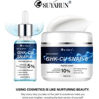 SUYARUN GHK-CU SNAP 8 Cream & Serum - Anti-aging facial moisturizer, firming and moisturizing for all skin types.