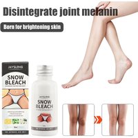 30ml Glowhite Snow Bleach Cream Hyperpigmentation Lightens Dark Spots Penetrates Skin Layers Brightens Moisturizes Armpit Neck