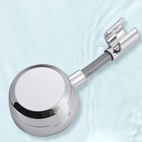 No Drilling Shower Head Holder for Round Bar ABS Plastic Wall Mounted Shower Bracket Sprayer Fixed Base Bathroom Accessories