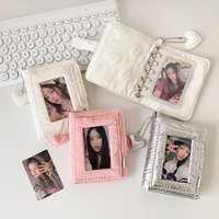 MINKYS New Arrival Fabric M5 3 inch Kpop Photocards Binder Book idol Photo Collection Book Album Book