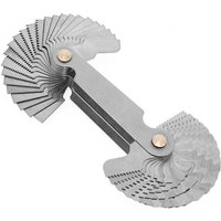 60/55 Degree Metric Inch Thread Plug Gauge Gear Tooth Screw Pitch Gauges Measuring Center Metrisch Thread Measurement Tools