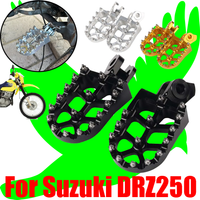 โFor Suzuki DRZ250 DRZ 250 DR-Z 250 DR-Z250 Motorcycle Accessories Front Footrest Footpeg Foot Pegs Foot Rests Pedals