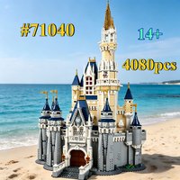 Exquisite HolidayCastle 71040 Mini Building Blocks Sets Suitable for Birthday Gifts Not Compatible with Legoed Particles,4080pcs