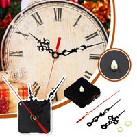 Set Silent Clock Movement Mechanism Quartz Clockwork with Needles Hands and Hanger for DIY Wall Clock Parts Accessories
