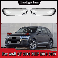 For Audi Q7 2016 2017 2018 2019 Headlamp Transparent Lampshade Headlight Lampshell Plexiglass Replace Original Lens Cover