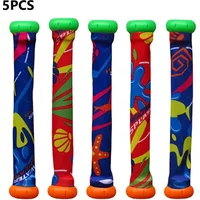 5Pcs 18*3cm Underwater Diving Dive Stick Toy Underwater Swimming Diving Pool Toy Under Water Games Training Diving Sticks