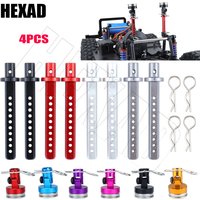 Metal Shell Column Holder Posts Magnet Invisible Fixed with R Clips for 1/10 RC Crawler Car Axial SCX10 TRX4 D90 Upgrade parts