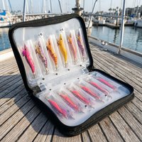 Goture Fishing Lure Bag Octopus Egi Case Squid Jig Storage Box Hard Lure Bag Hook Protective Cover Waterproof Fishing Tackle Bag