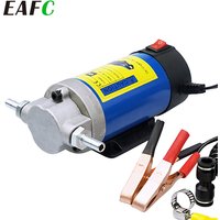 Pompe de transfert d'huile électrique Portable 12V 100W, 1-4L/min, équipement de changement d'huile, pompe à carburant pour Automobiles, motos, bateau