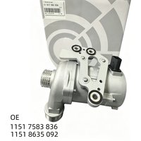 11517583836 N52 Aluminum Electric Water Pump for BMW 5 7 Series F10 F11 F18 F01 F02 F25 523i 528i 530i 730i 730Li 11518635092